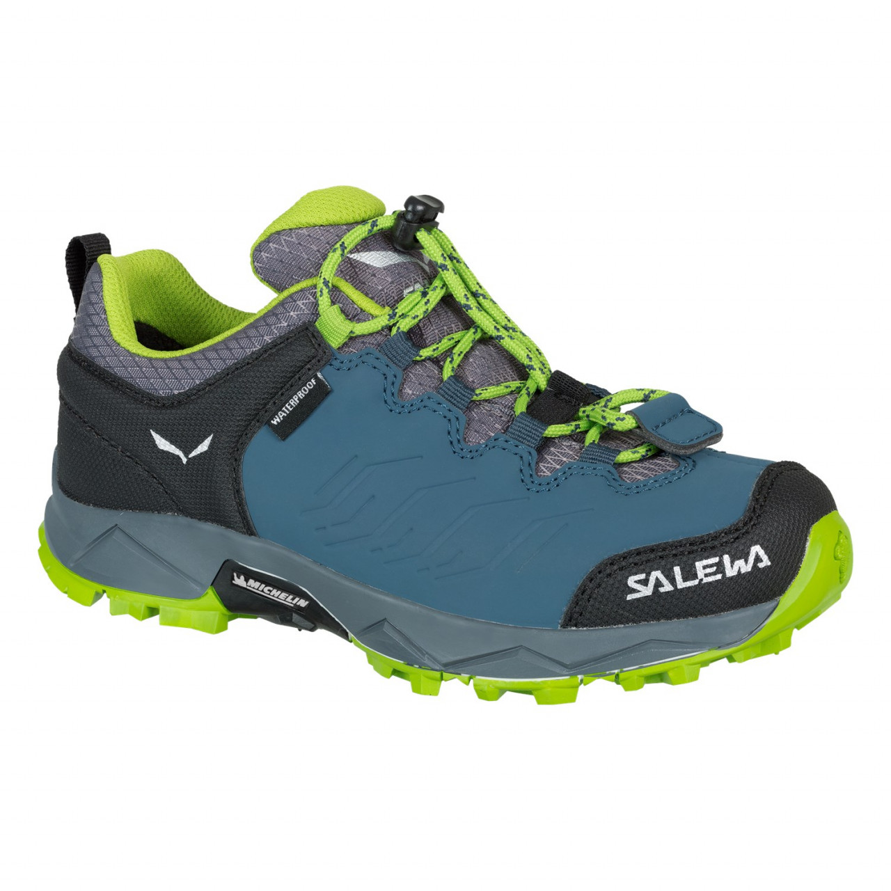 Zapatillas De Montaña Niños Chile - Salewa Mountain Trainer Waterproof - Azules - YBQV-53409